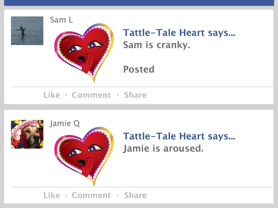 Tattle-Tale Heart by Lark Alder aka Lark VCR